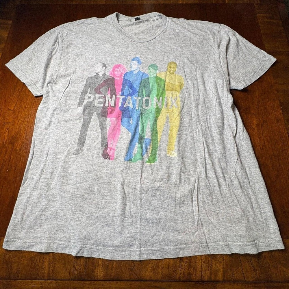 Pentatonix Group Graphic Band T Shirt Heather Gray Tour Pop Acapella XL